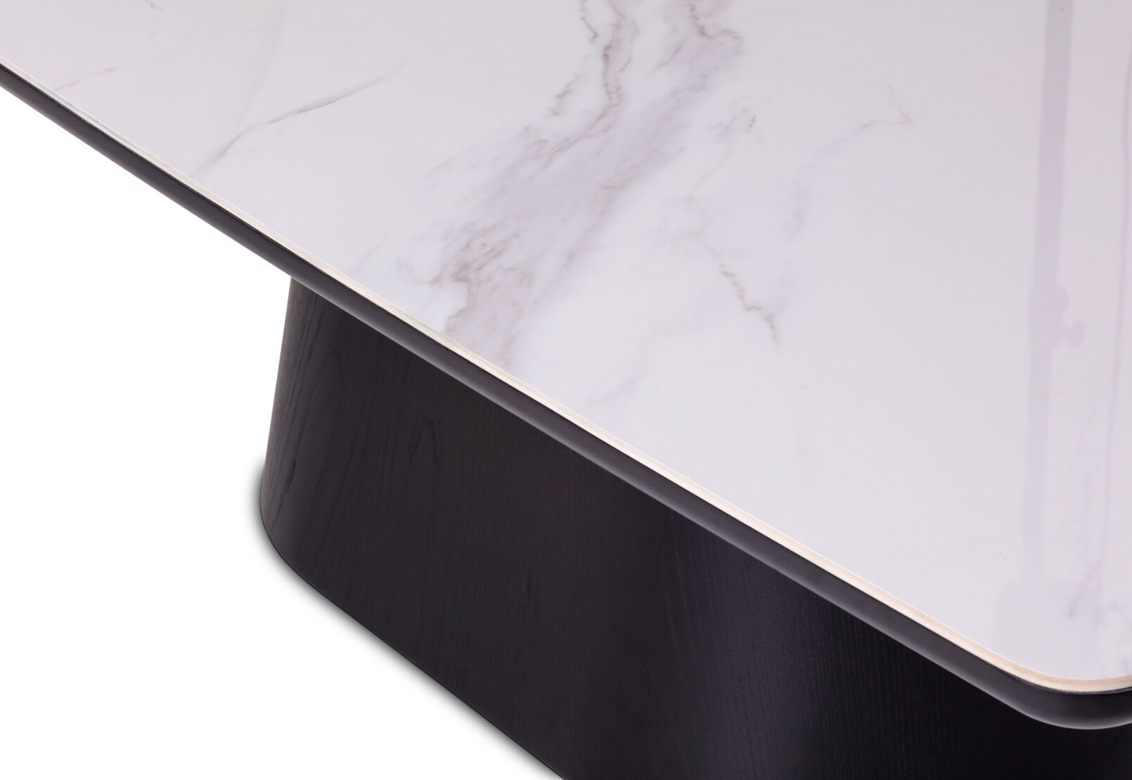 DORVAL COFFEE TABLE 	WHITE/BLACK