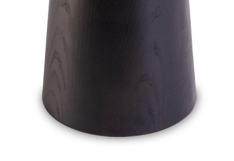 DORVAL LAMP TABLE WHITE/BLACK