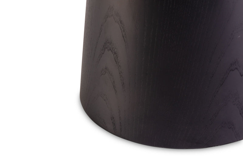 DORVAL LAMP TABLE WHITE/BLACK