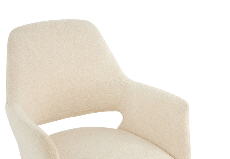 LORCAN DINING CHAIR 	CREAM
