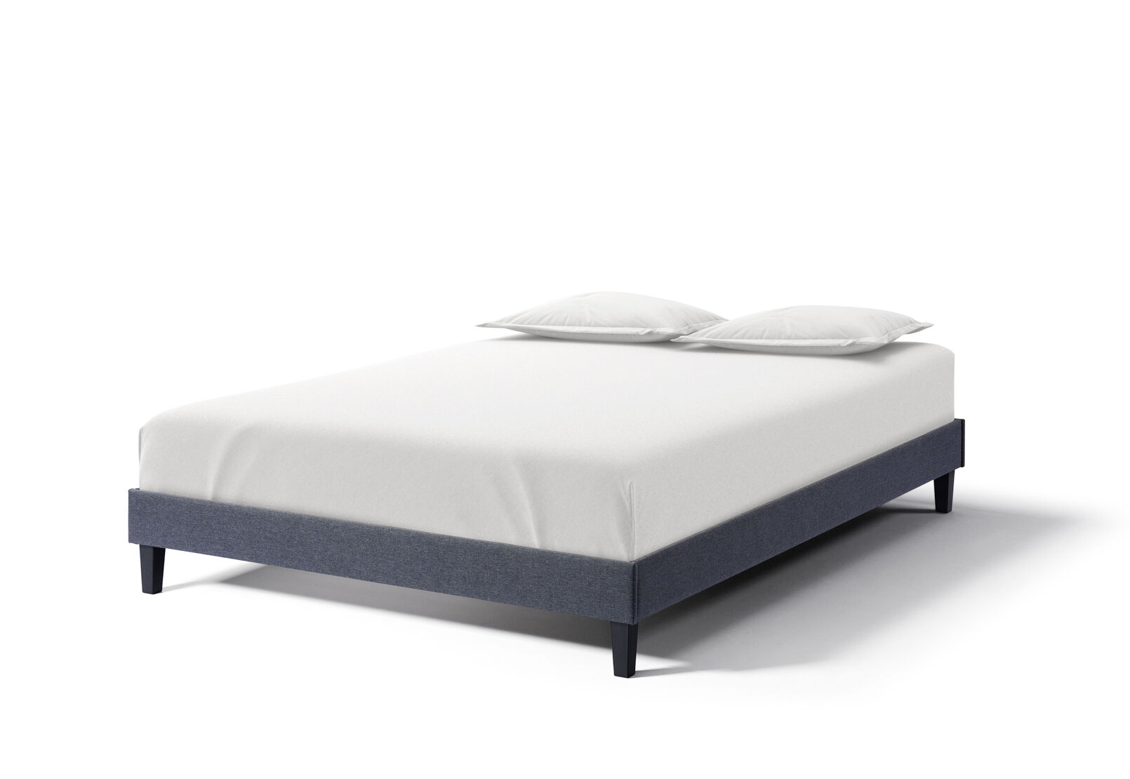 STEIN QUEEN BED BASE DARK GREY