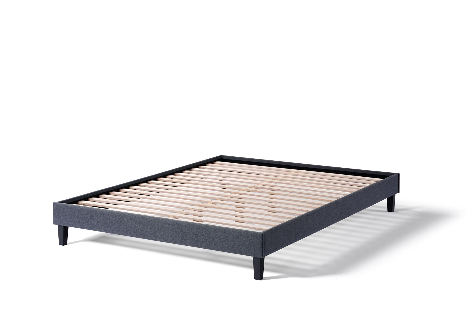 STEIN QUEEN BED BASE DARK GREY