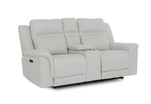 WOLFGANG FABRIC 2 SEATER ELECTRIC RECLINER LIGHT GREY