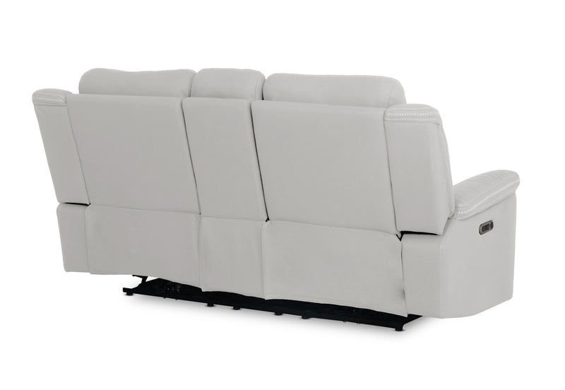 WOLFGANG FABRIC 2 SEATER ELECTRIC RECLINER LIGHT GREY