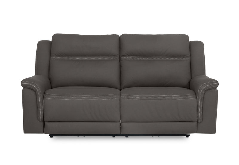 WOLFGANG FABRIC 2.5 SEATER ELECTRIC RECLINER STEEL