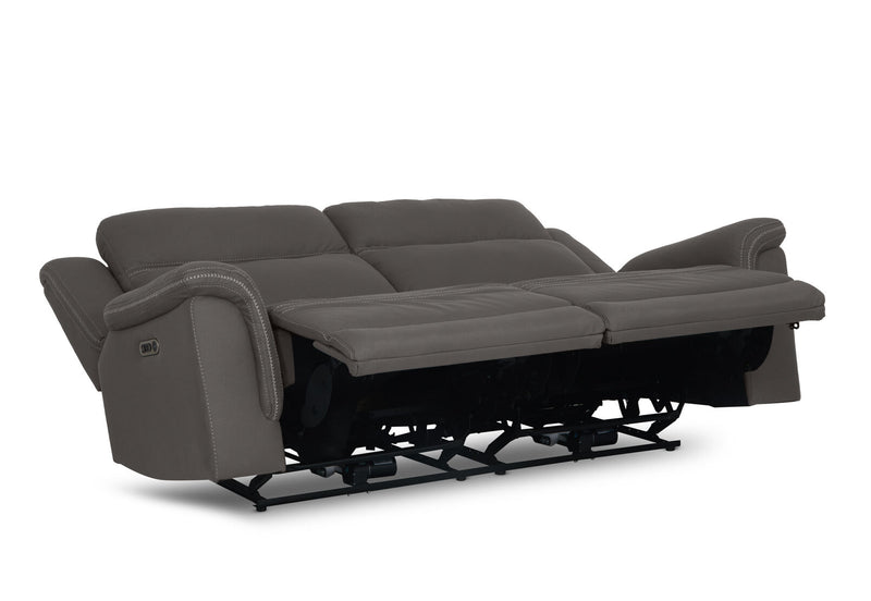WOLFGANG FABRIC 2.5 SEATER ELECTRIC RECLINER STEEL