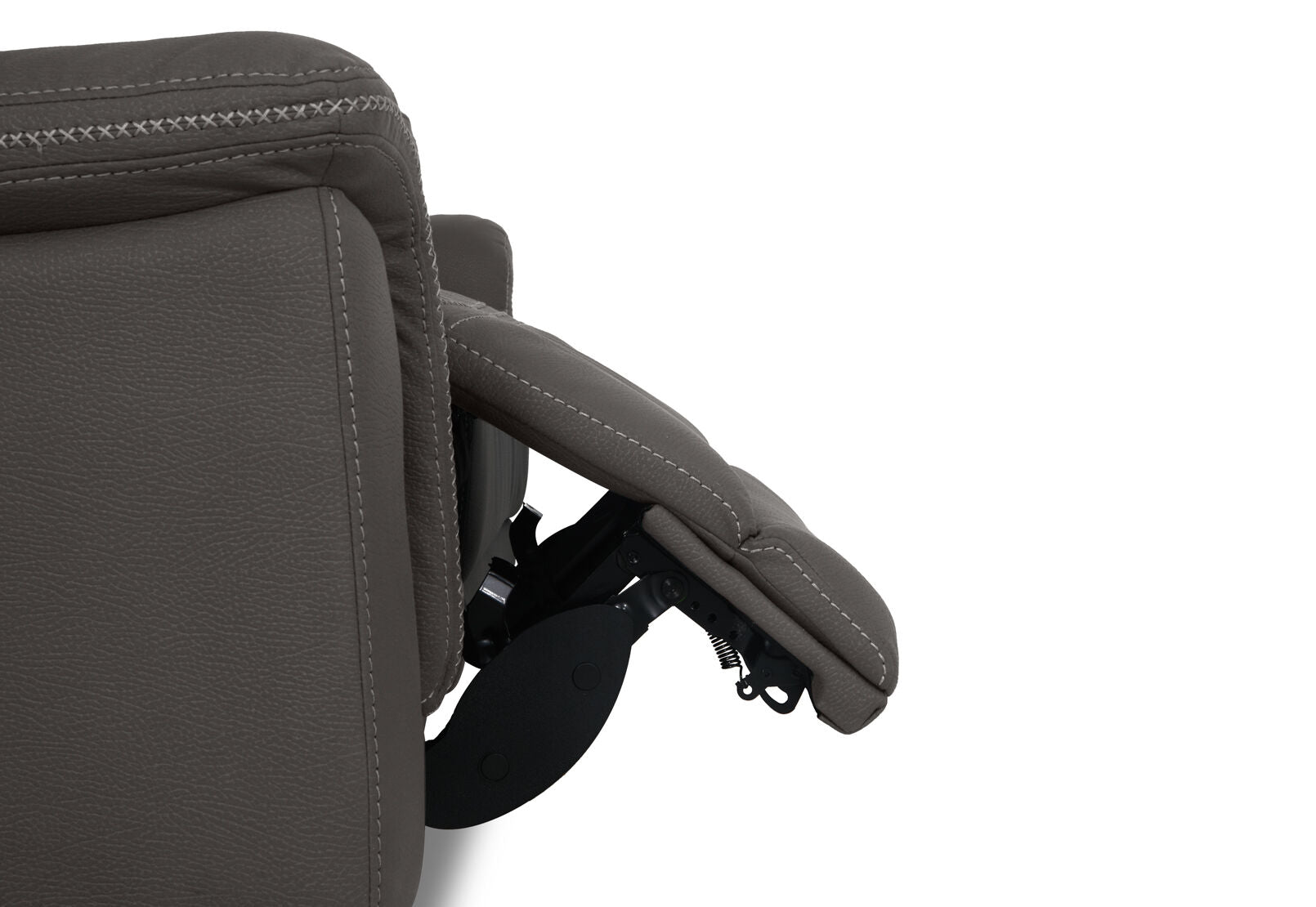 WOLFGANG FABRIC 2.5 SEATER ELECTRIC RECLINER STEEL