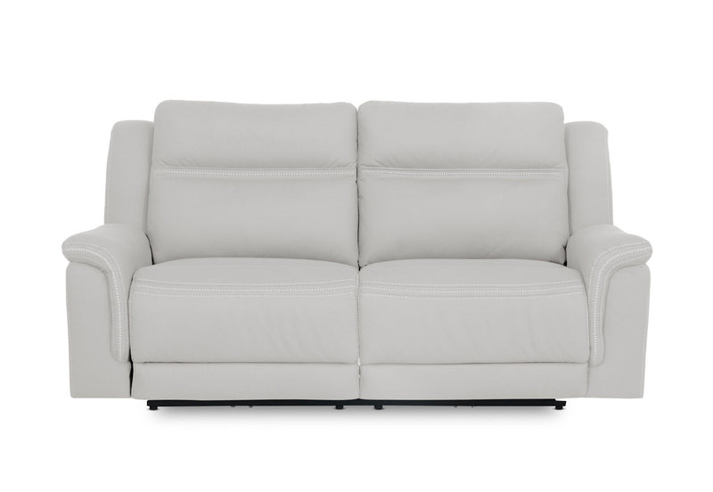 WOLFGANG FABRIC 2.5 SEATER ELECTRIC RECLINER LIGHT GREY