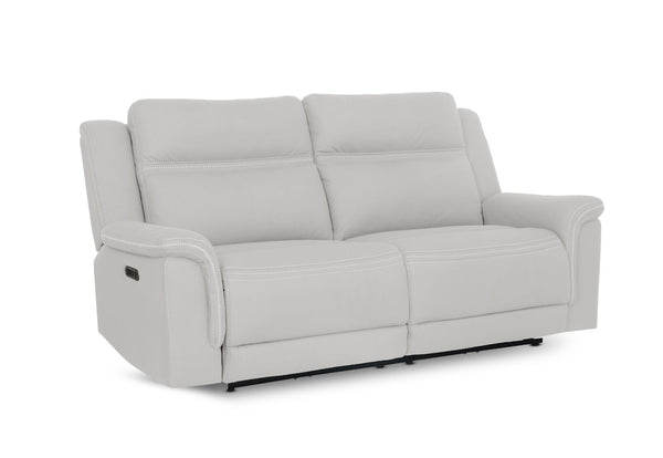 WOLFGANG FABRIC 2.5 SEATER ELECTRIC RECLINER LIGHT GREY