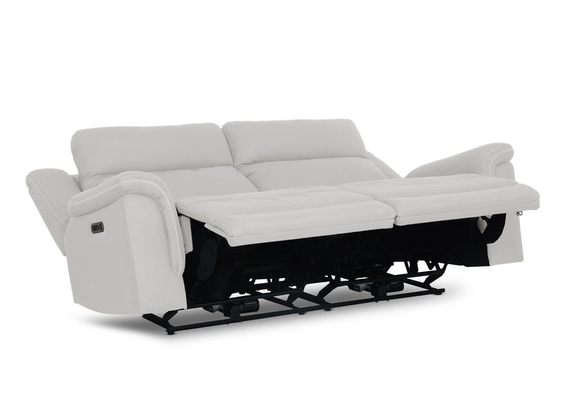 WOLFGANG FABRIC 2.5 SEATER ELECTRIC RECLINER LIGHT GREY