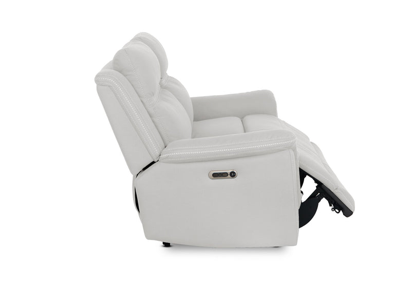WOLFGANG FABRIC 2.5 SEATER ELECTRIC RECLINER LIGHT GREY
