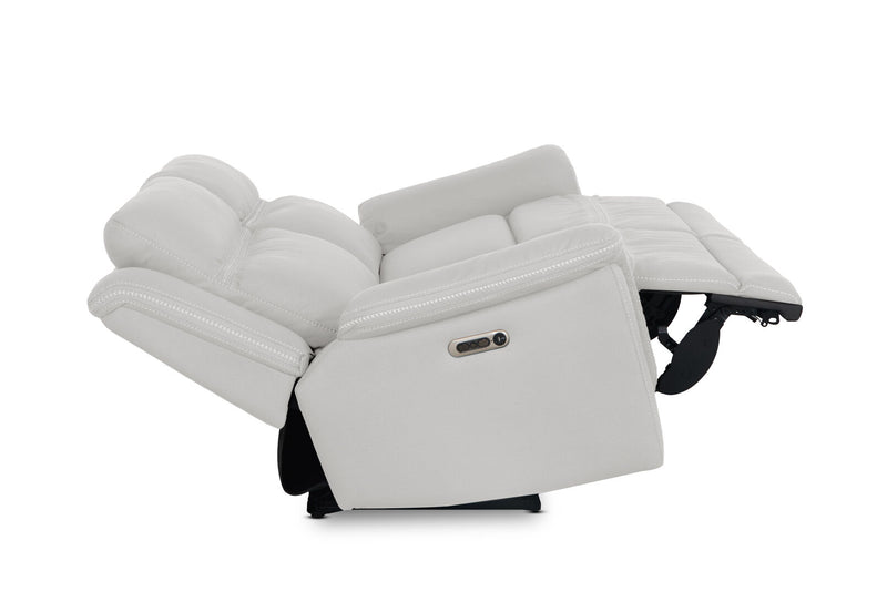 WOLFGANG FABRIC 2.5 SEATER ELECTRIC RECLINER LIGHT GREY
