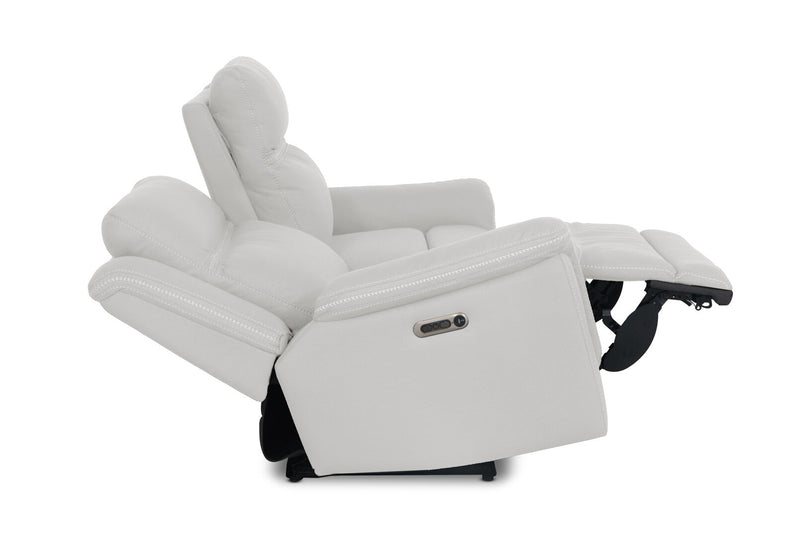 WOLFGANG FABRIC 2.5 SEATER ELECTRIC RECLINER LIGHT GREY