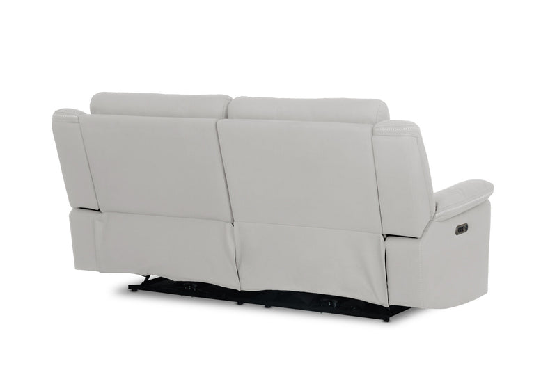 WOLFGANG FABRIC 2.5 SEATER ELECTRIC RECLINER LIGHT GREY