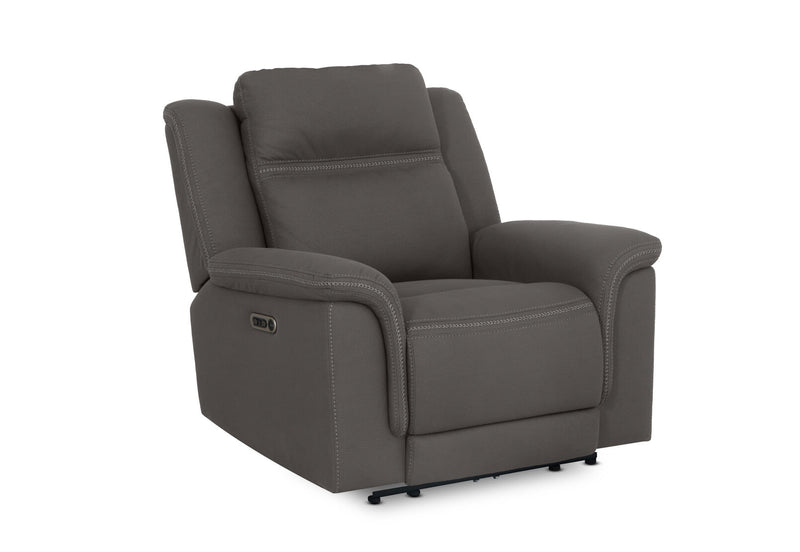 WOLFGANG FABRIC ELECTRIC RECLINER STEEL