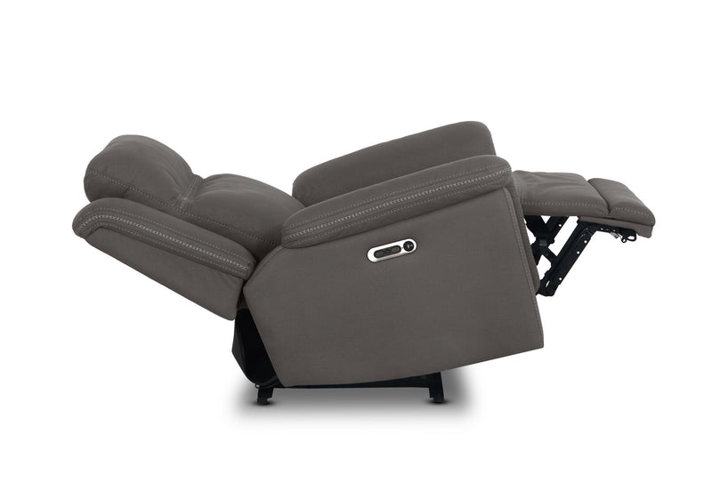 WOLFGANG FABRIC ELECTRIC RECLINER STEEL