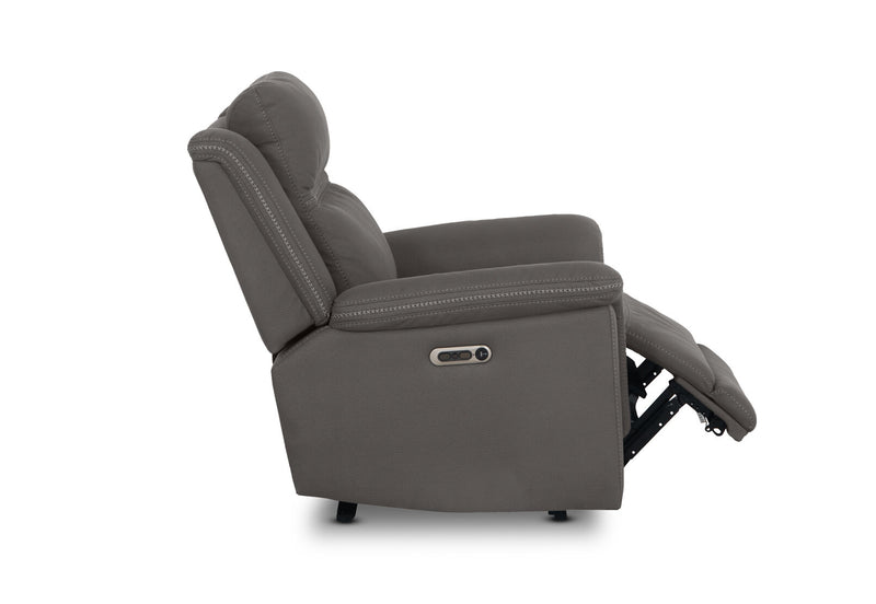 WOLFGANG FABRIC ELECTRIC RECLINER STEEL