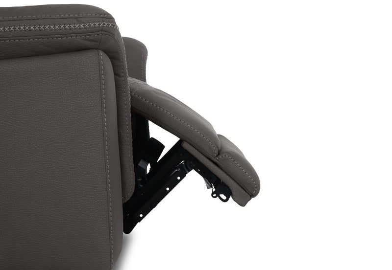 WOLFGANG FABRIC ELECTRIC RECLINER STEEL