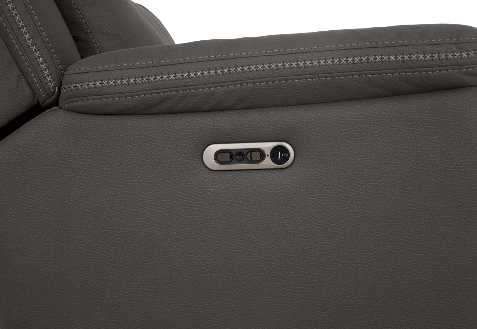 WOLFGANG FABRIC ELECTRIC RECLINER STEEL