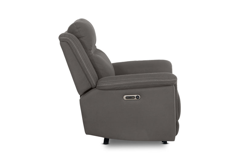 WOLFGANG FABRIC ELECTRIC RECLINER STEEL