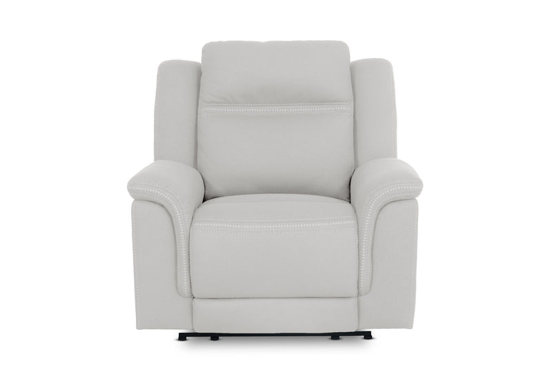 WOLFGANG FABRIC ELECTRIC RECLINER LIGHT GREY
