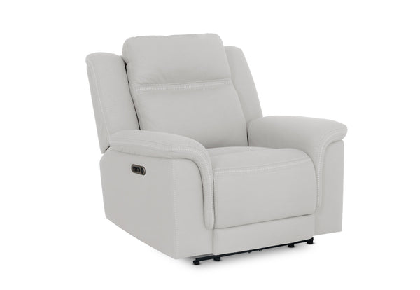 WOLFGANG FABRIC ELECTRIC RECLINER LIGHT GREY