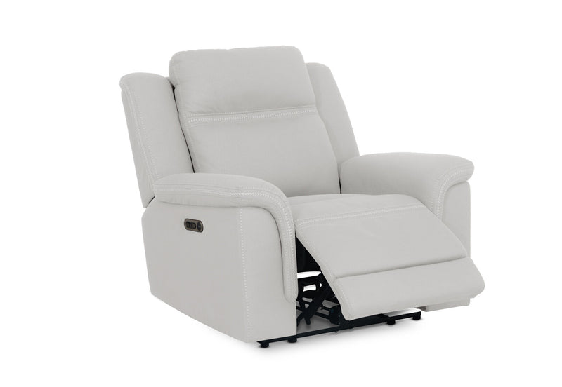 WOLFGANG FABRIC ELECTRIC RECLINER LIGHT GREY