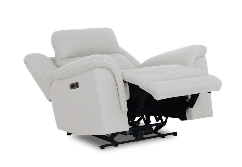WOLFGANG FABRIC ELECTRIC RECLINER LIGHT GREY