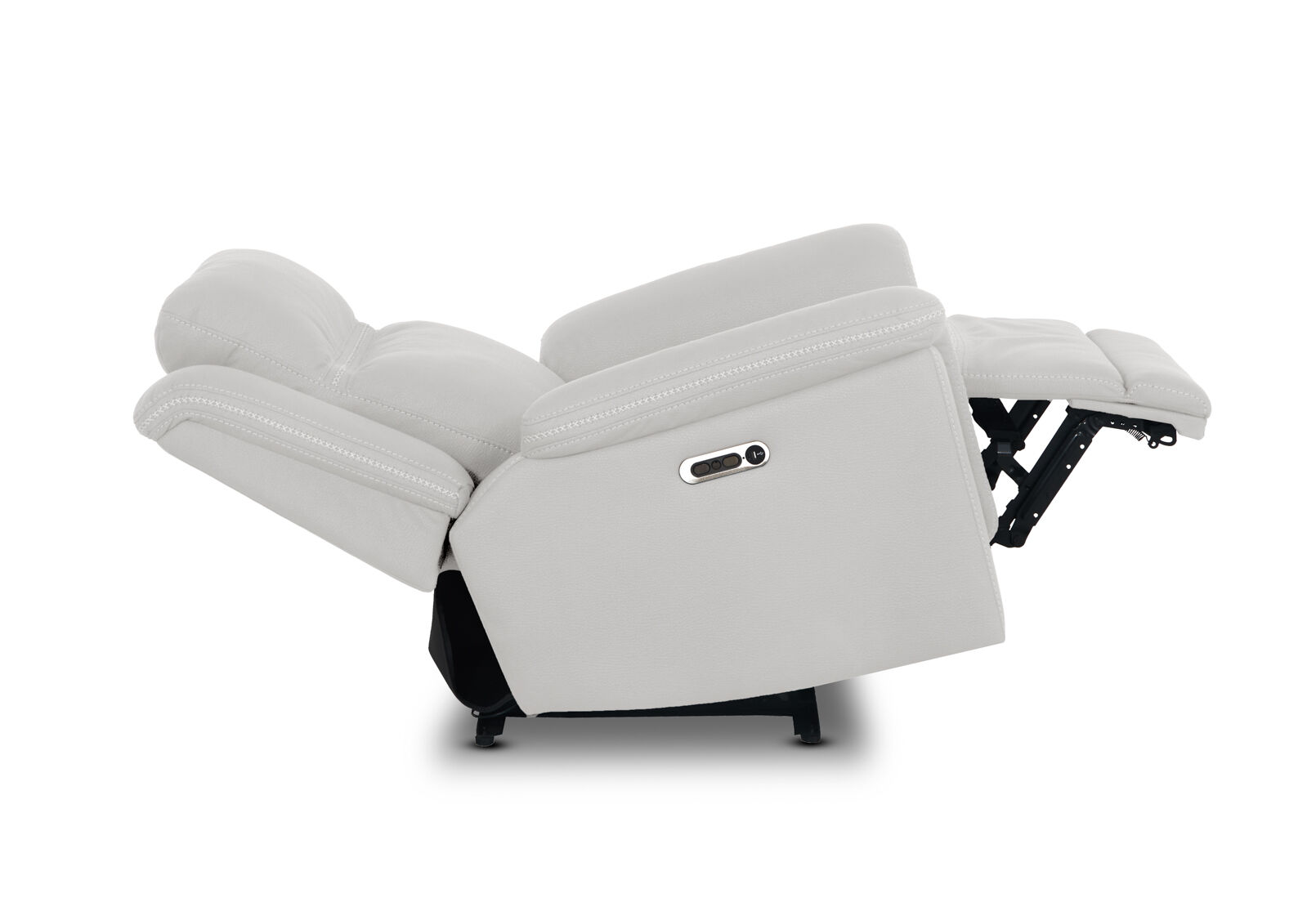 WOLFGANG FABRIC ELECTRIC RECLINER LIGHT GREY