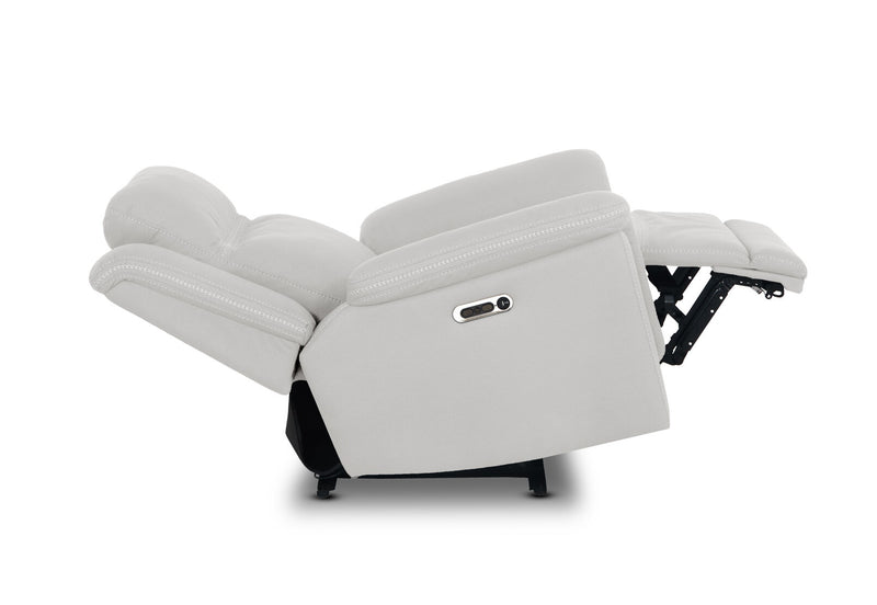 WOLFGANG FABRIC ELECTRIC RECLINER LIGHT GREY