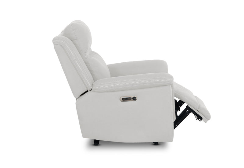 WOLFGANG FABRIC ELECTRIC RECLINER LIGHT GREY
