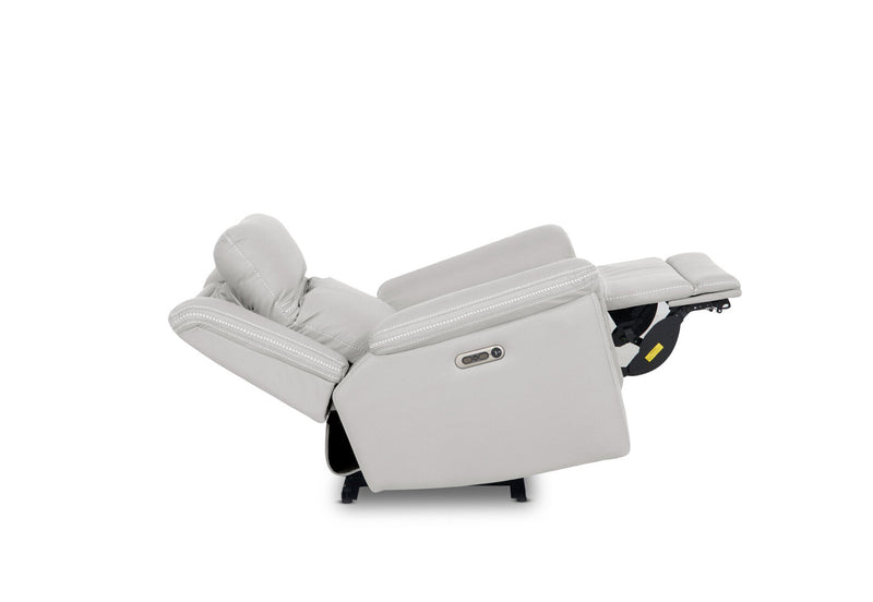 WOLFGANG FABRIC ELECTRIC RECLINER LIGHT GREY