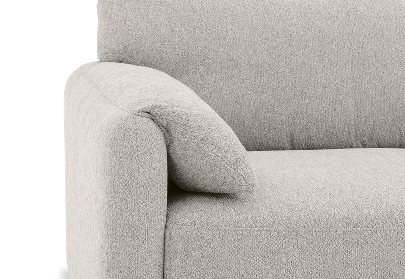 VARLEY FABRIC 2.5 SEATER SOFA LIGHT GREY