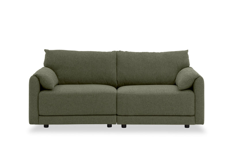 VARLEY FABRIC 2.5 SEATER SOFA GREEN