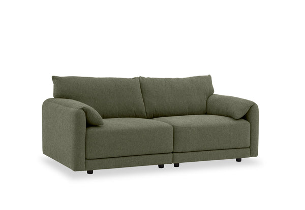 VARLEY FABRIC 2.5 SEATER SOFA GREEN