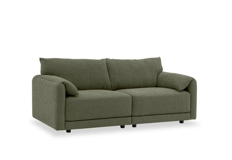 VARLEY FABRIC 2.5 SEATER SOFA GREEN