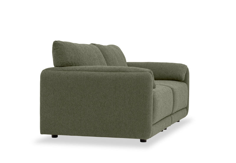 VARLEY FABRIC 2.5 SEATER SOFA GREEN