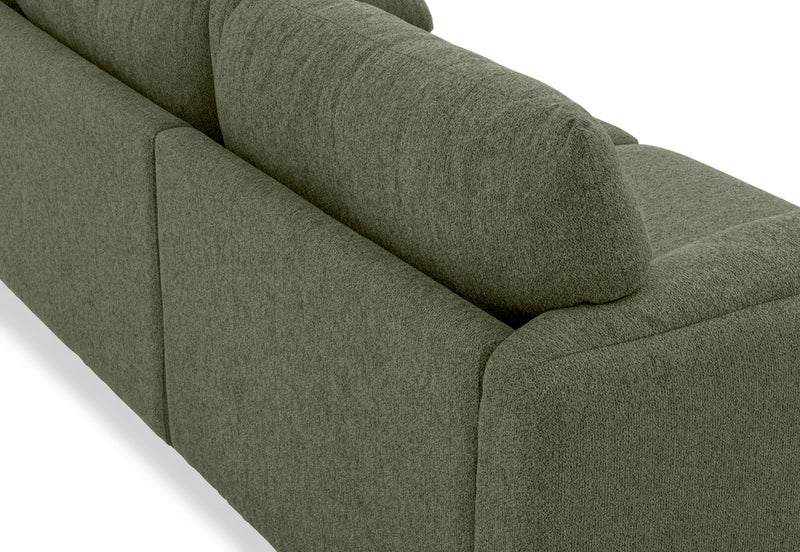VARLEY FABRIC 2.5 SEATER SOFA GREEN