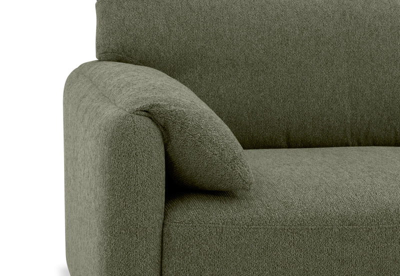 VARLEY FABRIC 2.5 SEATER SOFA GREEN