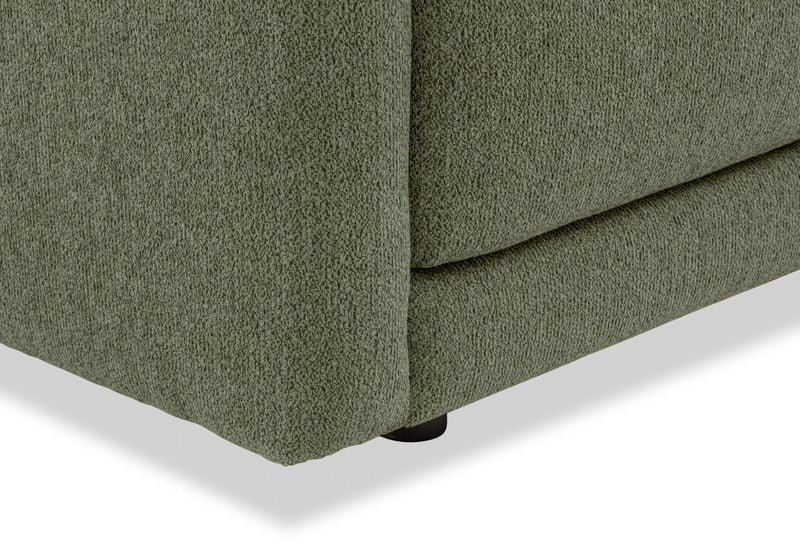 VARLEY FABRIC 2.5 SEATER SOFA GREEN
