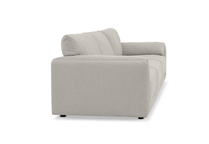 VARLEY FABRIC 3.5 SEATER SOFA LIGHT GREY