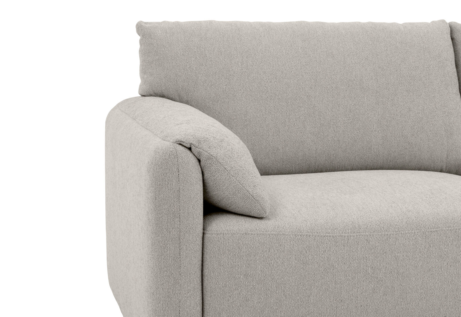 VARLEY FABRIC 3.5 SEATER SOFA LIGHT GREY