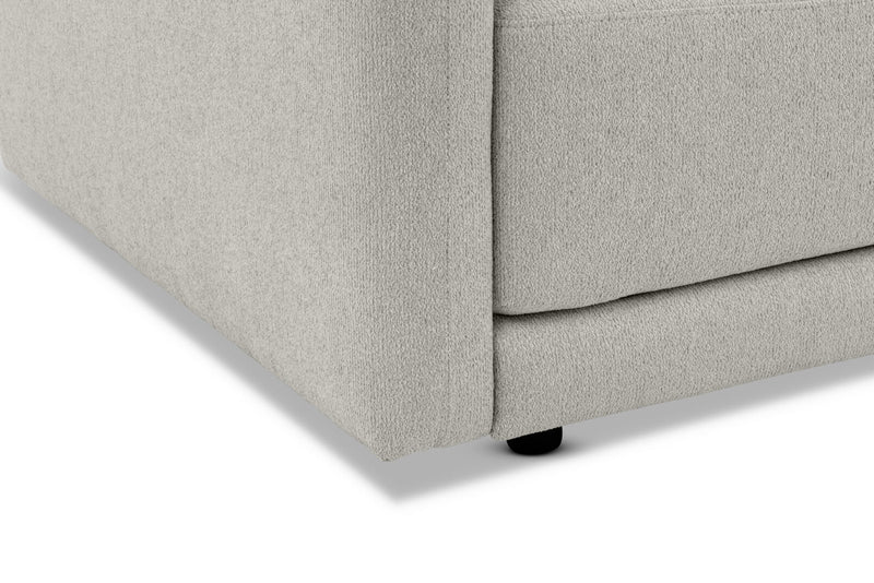 VARLEY FABRIC 3.5 SEATER SOFA LIGHT GREY