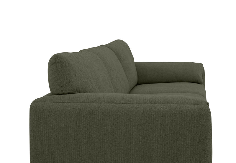 VARLEY FABRIC 3.5 SEATER SOFA GREEN