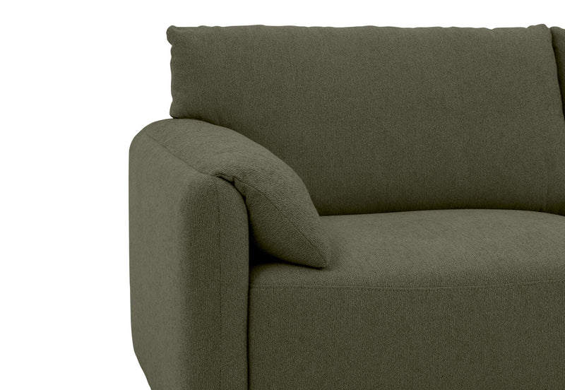 VARLEY FABRIC 3.5 SEATER SOFA GREEN