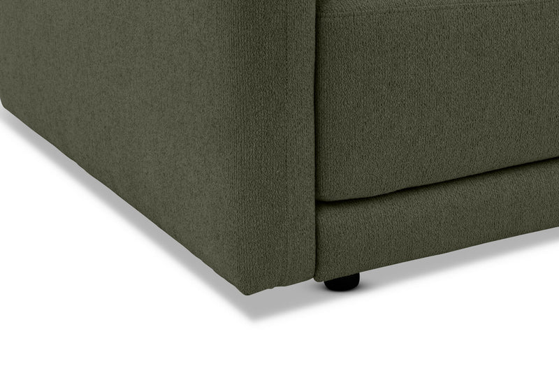 VARLEY FABRIC 3.5 SEATER SOFA GREEN