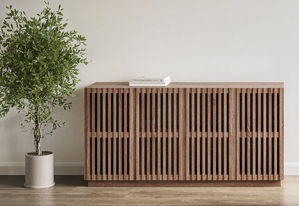 RILEY 4 DOOR BUFFET NATURAL