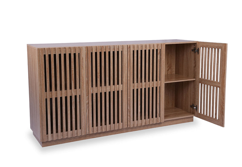 RILEY 4 DOOR BUFFET NATURAL