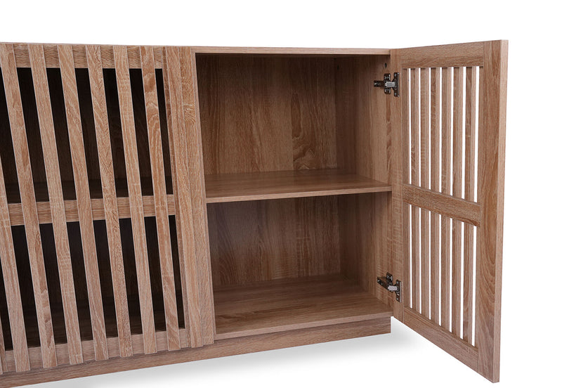 RILEY 4 DOOR BUFFET NATURAL