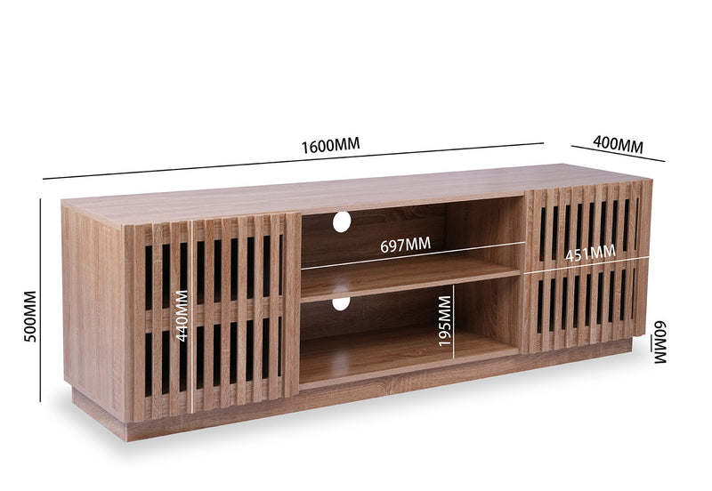 RILEY 2 DOOR ENTERTAINMENT UNIT NATURAL